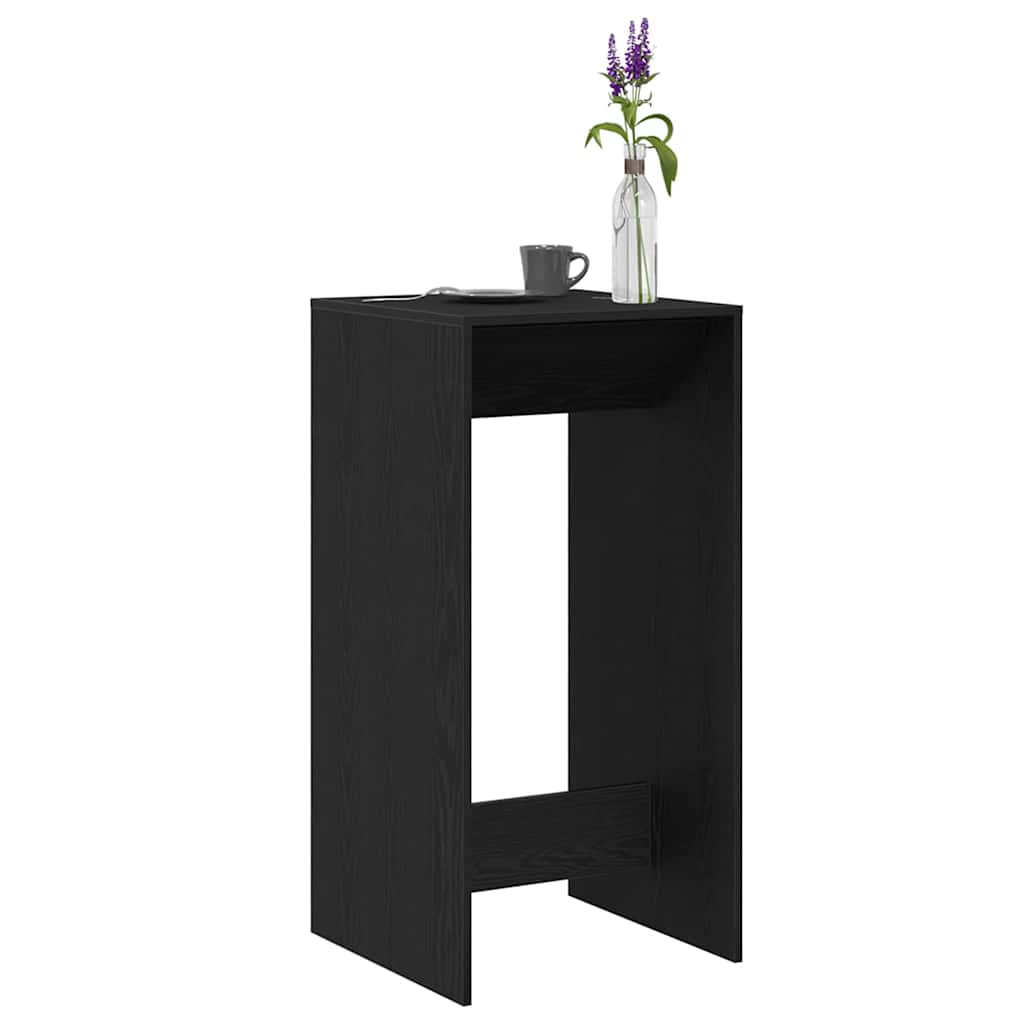 Barový Stůl 51 X 50 X 103,5 Cm Kompozitní Dřevo Černý Dub