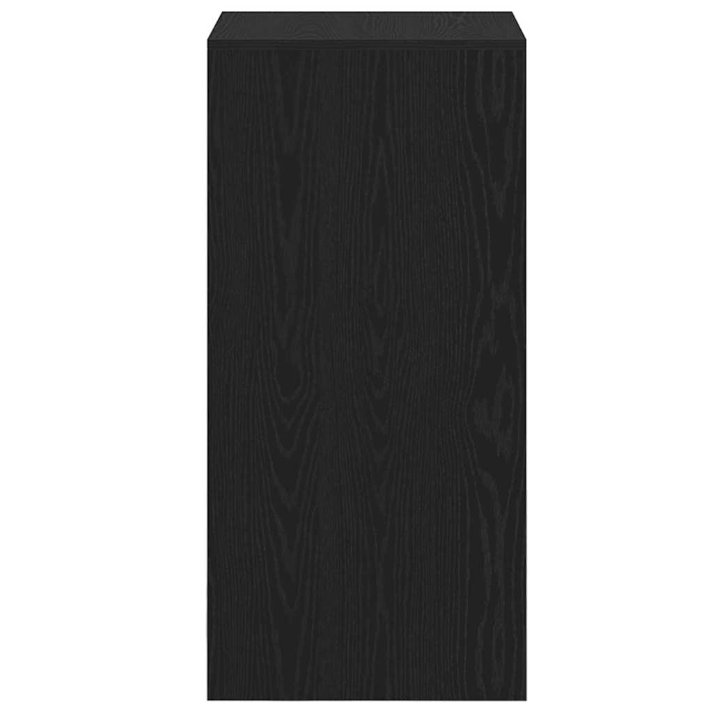 Barový Stůl 51 X 50 X 103,5 Cm Kompozitní Dřevo Černý Dub