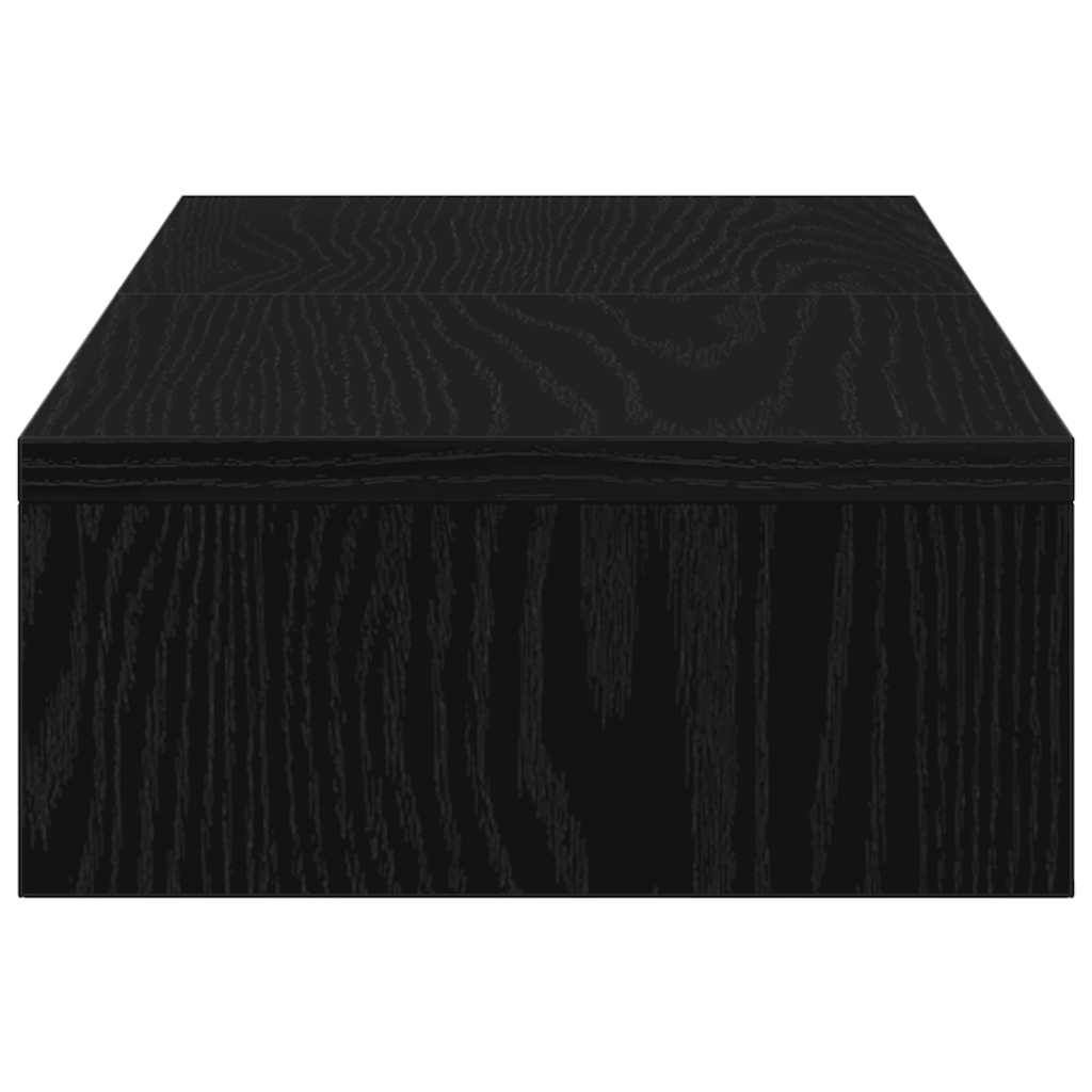 Nastavitelný Stojan Na Monitor, Černý Dub 60 X 24 X 10,5 Cm, Konstrukční Dřevo