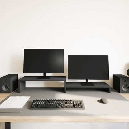 Stojan Na Monitor Černý Dub 54 X 22 X 15 Cm, Konstrukční Dřevo