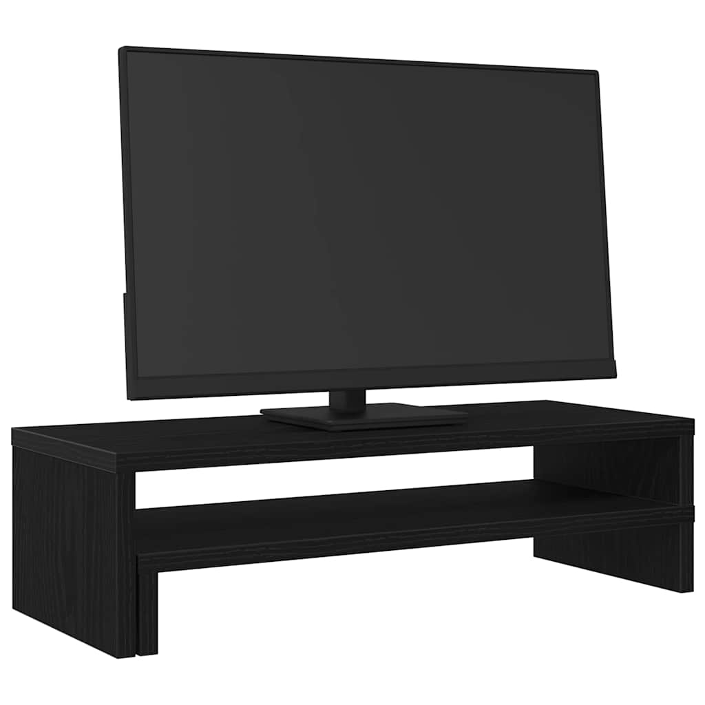 Stojan Na Monitor Černý Dub 54 X 22 X 15 Cm, Konstrukční Dřevo