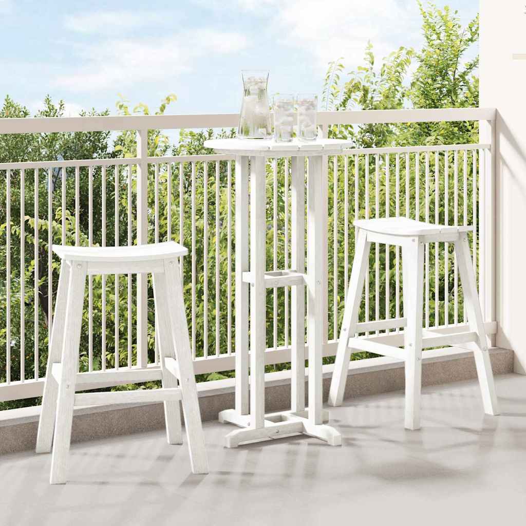 Barová Stolička 2 Ks 52 X 43 X 73,5 Cm Hdpe