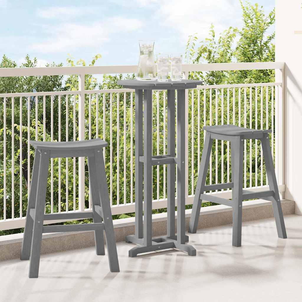 Barová Stolička 2 Ks 52 X 43 X 73,5 Cm Hdpe