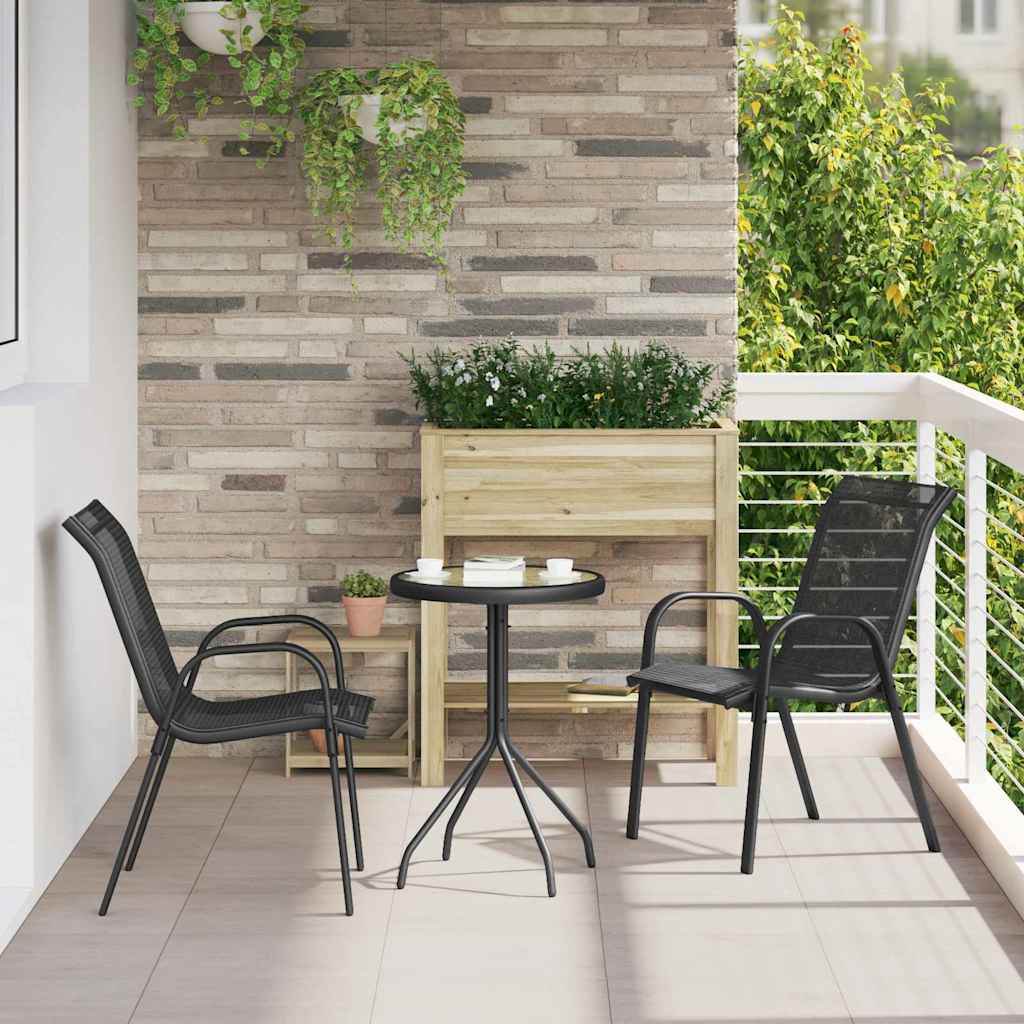 Zahradní Bistro Set 3 Ks Ocel