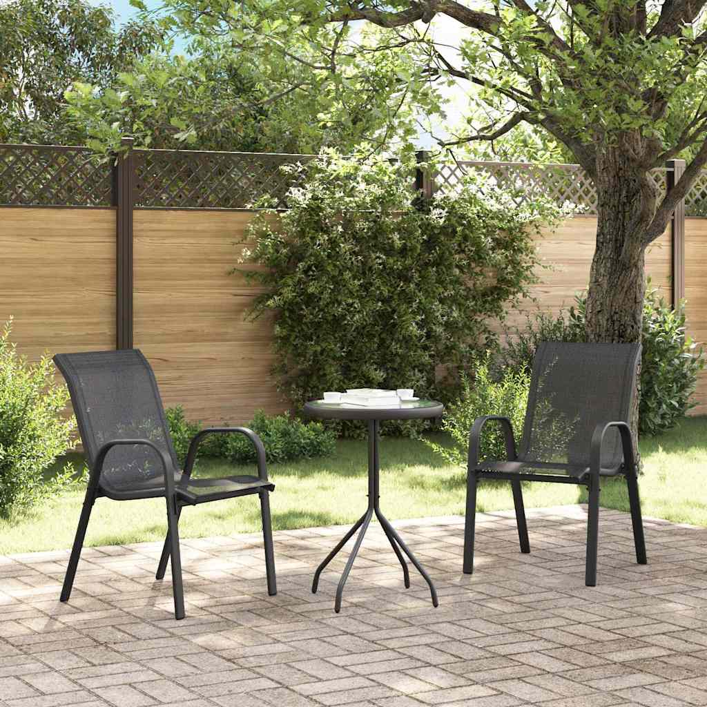 Zahradní Bistro Set 3 Ks Ocel