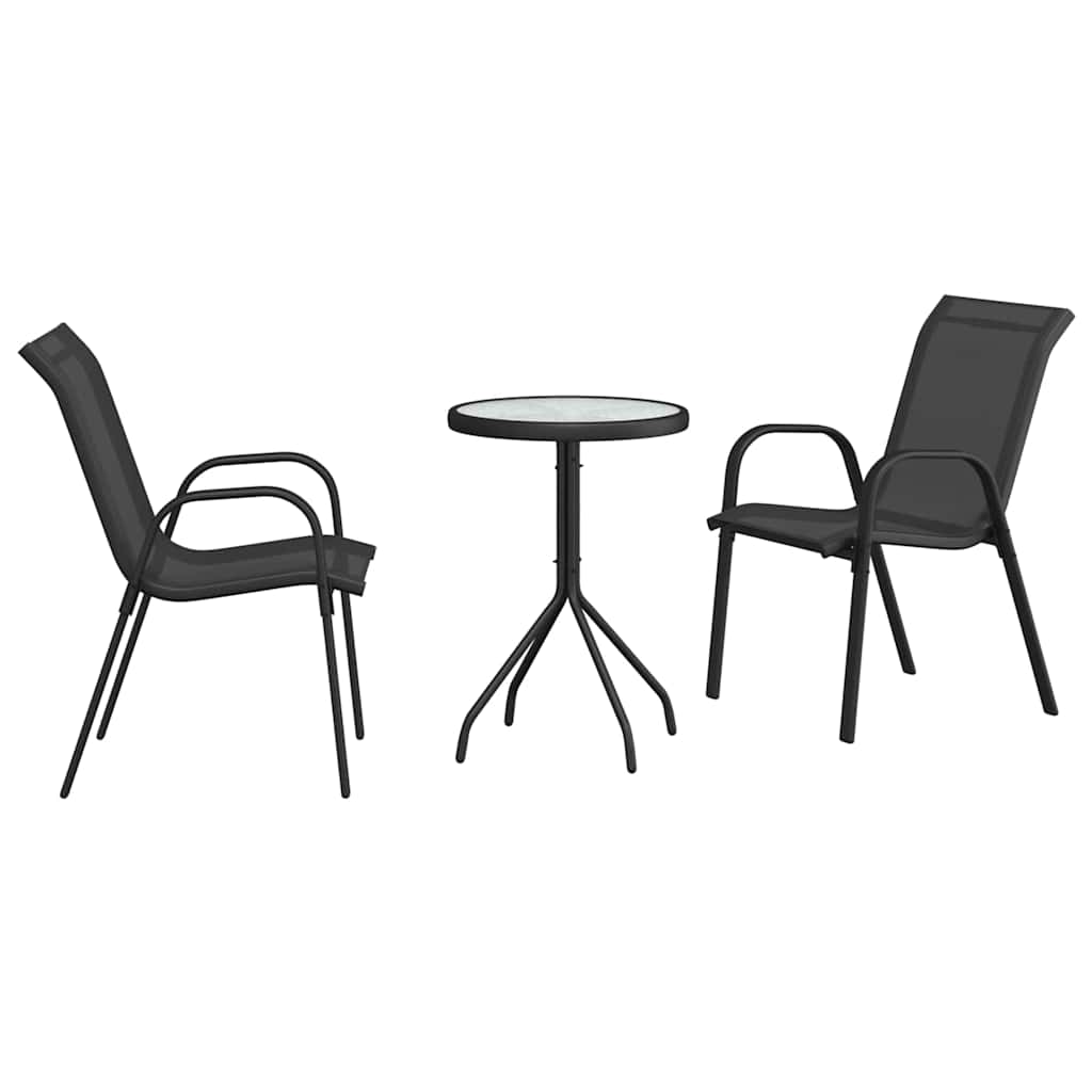 Zahradní Bistro Set 3 Ks Ocel
