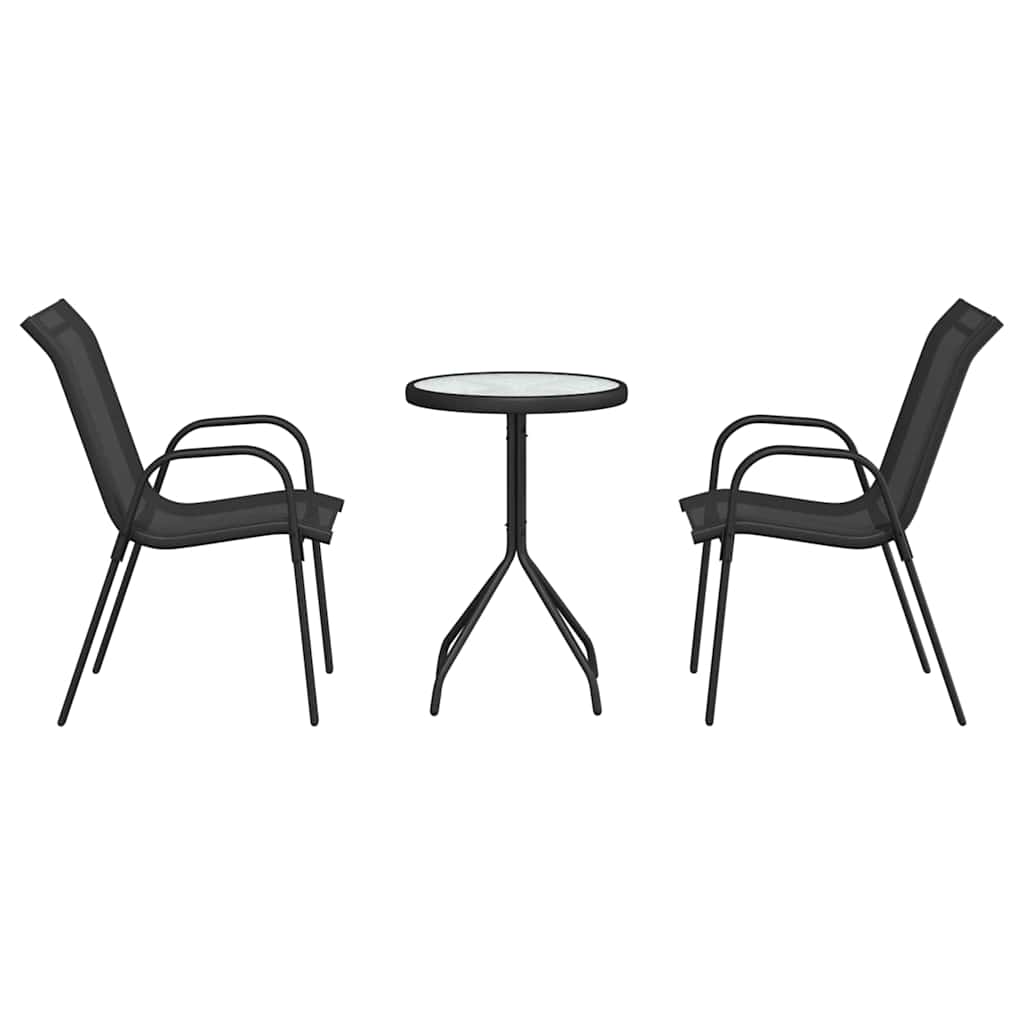 Zahradní Bistro Set 3 Ks Ocel