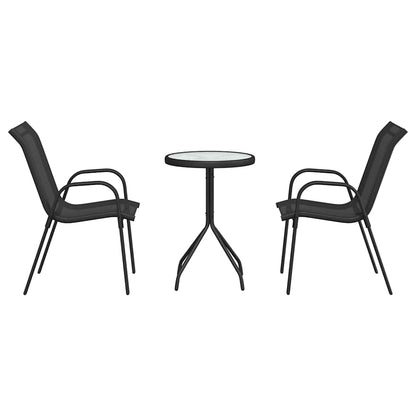 Zahradní Bistro Set 3 Ks Ocel