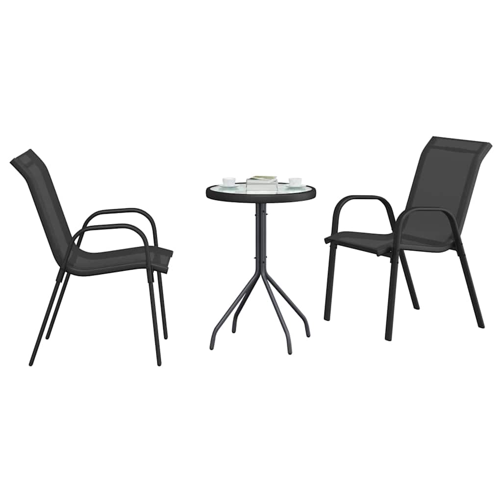 Zahradní Bistro Set 3 Ks Ocel