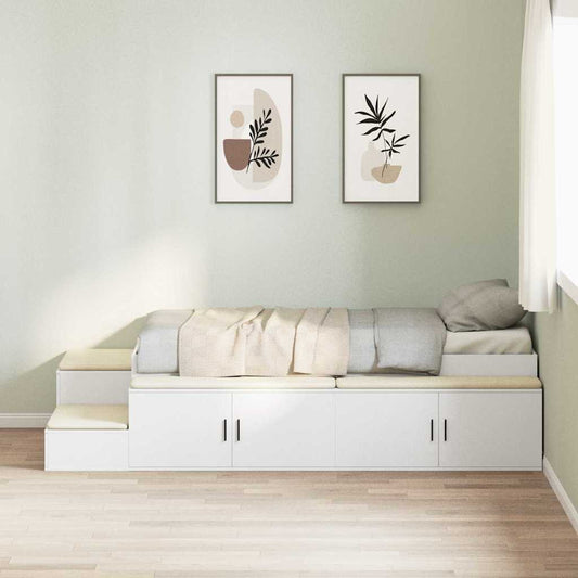 Rám Postele S Úložným Prostorem 80 Cm Kompozitní Dřevo