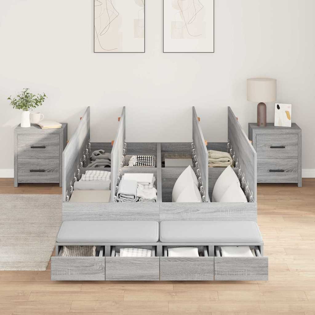 Rám Postele S Úložným Prostorem Se Zásuvkou 75 Cm