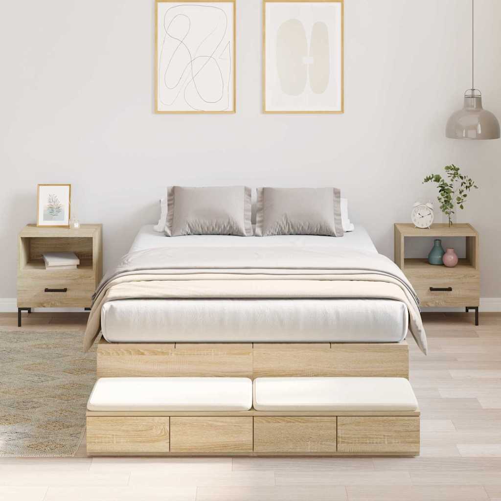 Rám Postele S Úložným Prostorem Se Zásuvkou 75 Cm