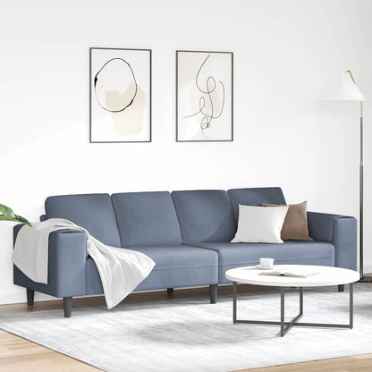 Pohovka 250 X 77 X 76 Cm Žebrovaná Látka