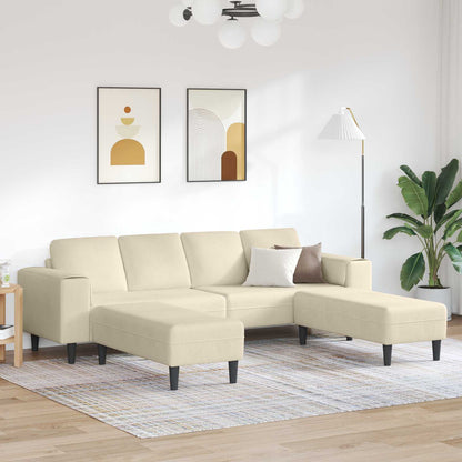 Pohovka 250 X 77 X 76 Cm Žebrovaná Látka