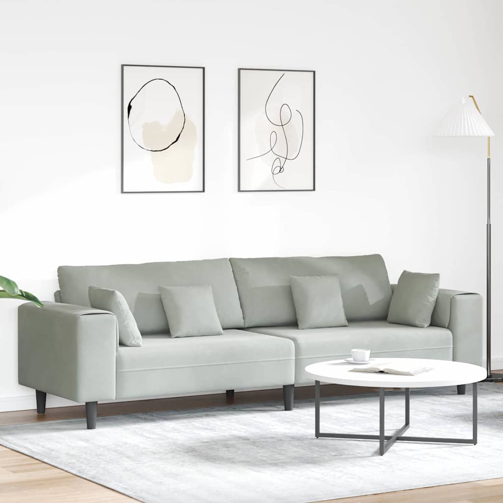 Pohovka 250 X 77 X 76 Cm Samet