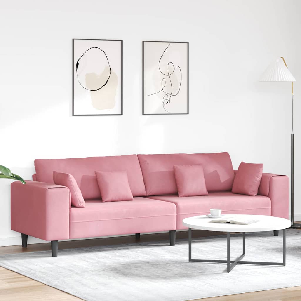 Pohovka 250 X 77 X 76 Cm Samet
