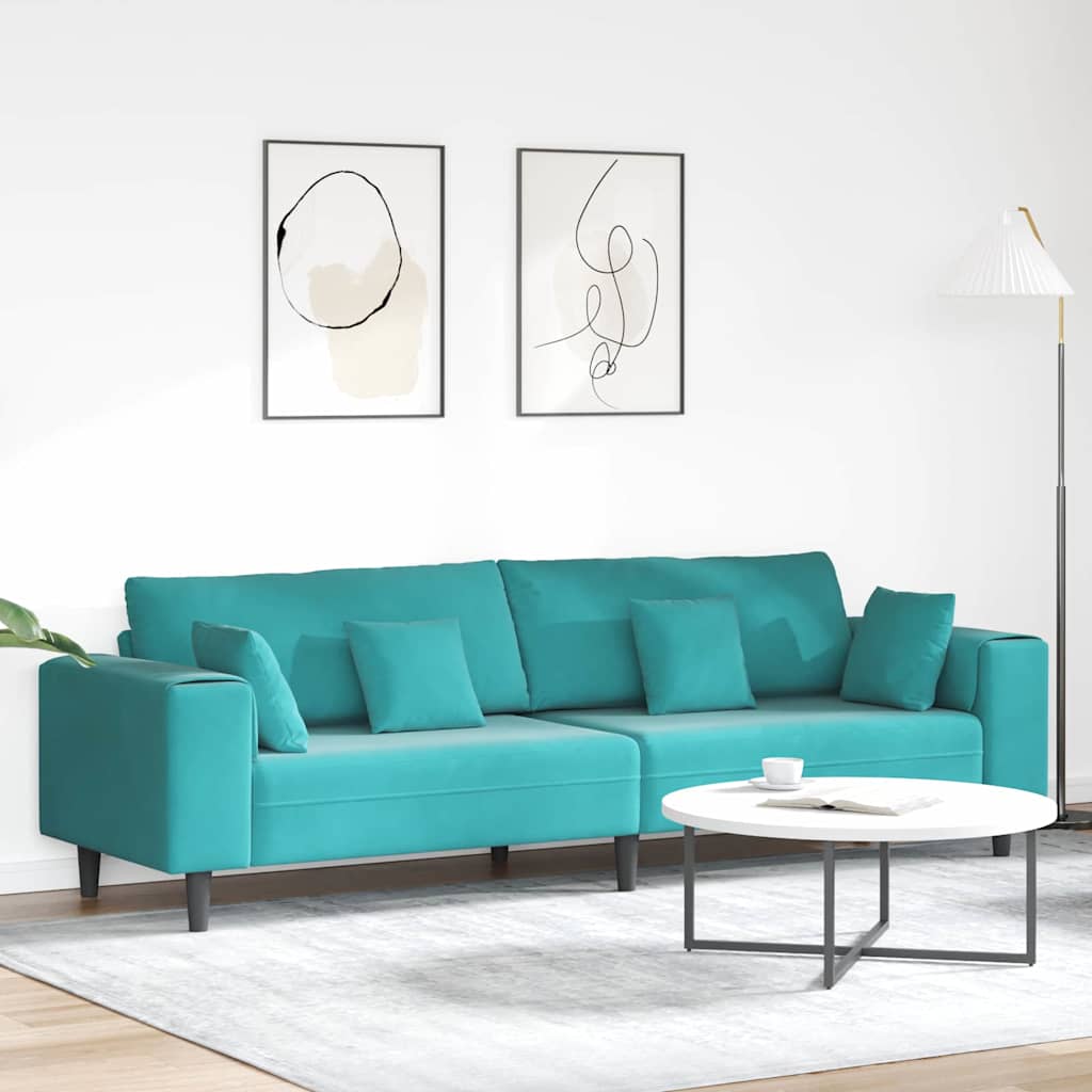 Pohovka 250 X 77 X 76 Cm Samet