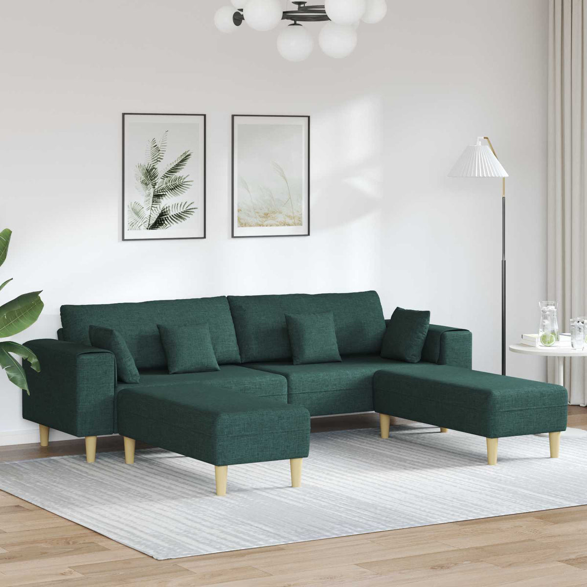 Pohovka 250 X 77 X 76 Cm Textil