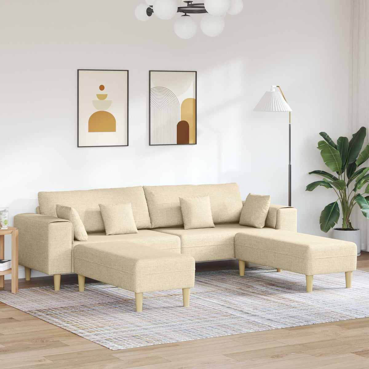 Pohovka 250 X 77 X 76 Cm Textil