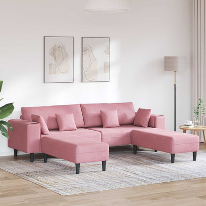 Pohovka 250 X 77 X 76 Cm Samet