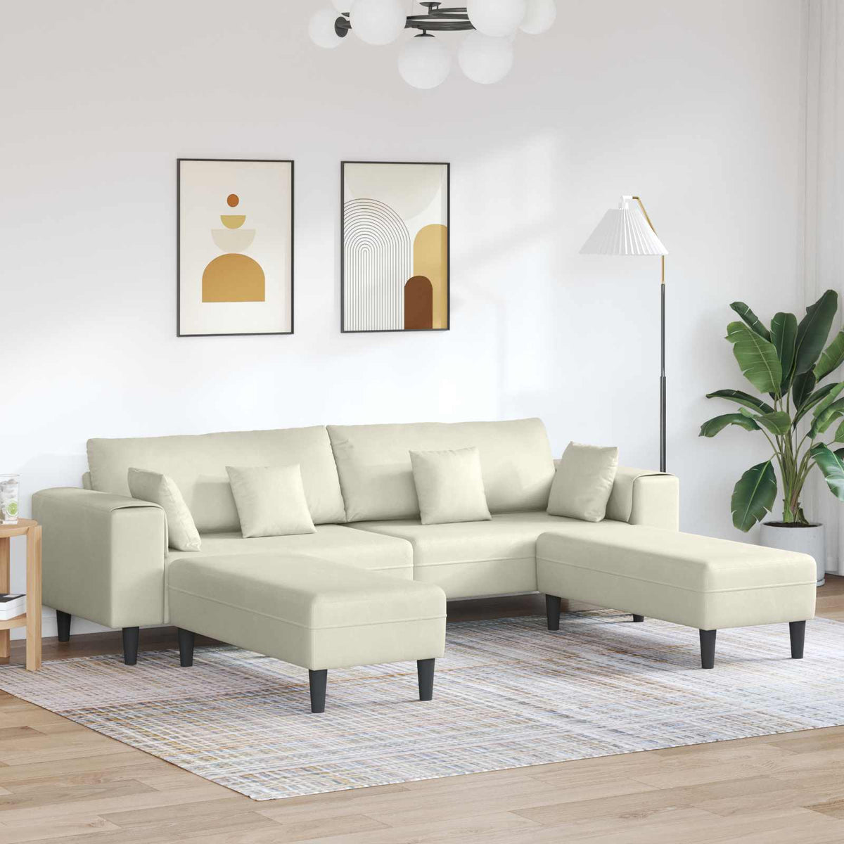 Pohovka 250 X 77 X 76 Cm Samet