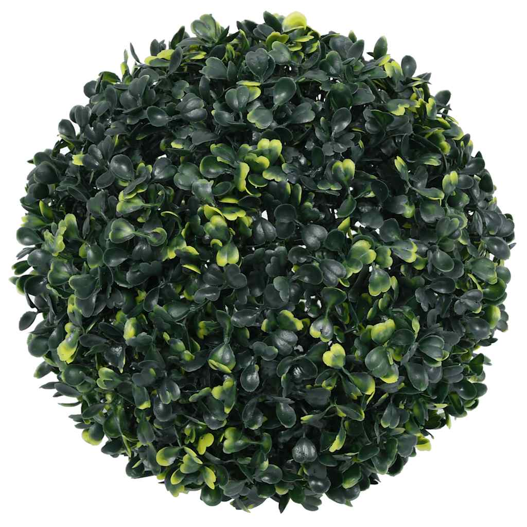 Umělé Buxus Koule S Led Světly 2 Ks Zelené