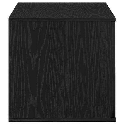 Úložná Skříňka 2 Ks Černý Dub 127 X 41 X 40 Cm Kompozitní Dřevo