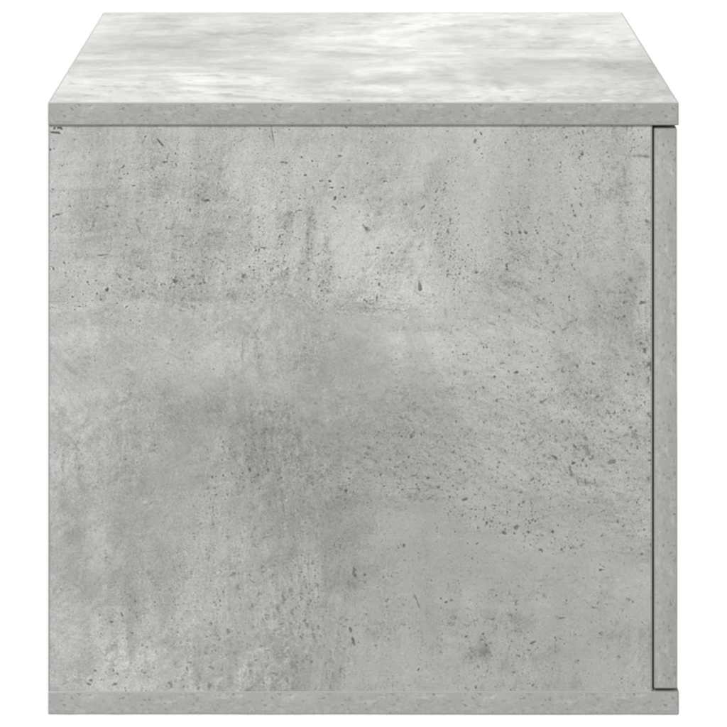 Úložná Skříňka 2 Ks Betonově Šedá 118 X 41 X 40 Cm