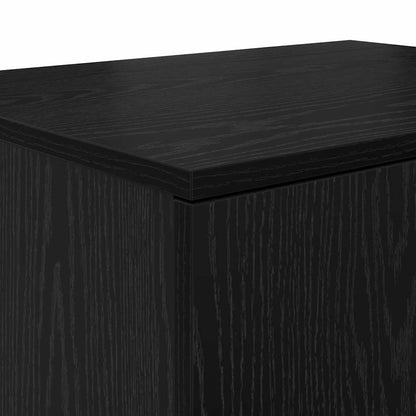 Úložná Skříňka 2 Ks Černý Dub 108 X 41 X 40 Cm Kompozitní Dřevo