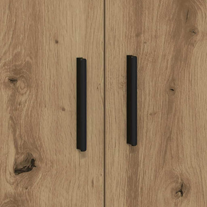 Úložná Skříňka 2 Ks Artisanový Dub 108 X 41 X 40 Cm