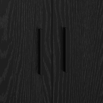 Úložná Skříňka 2 Ks Černý Dub 103 X 41 X 40 Cm Kompozitní Dřevo