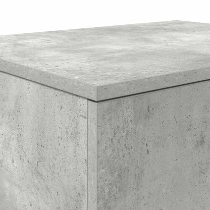 Úložná Skříňka 2 Ks Betonově Šedá 103 X 41 X 40 Cm
