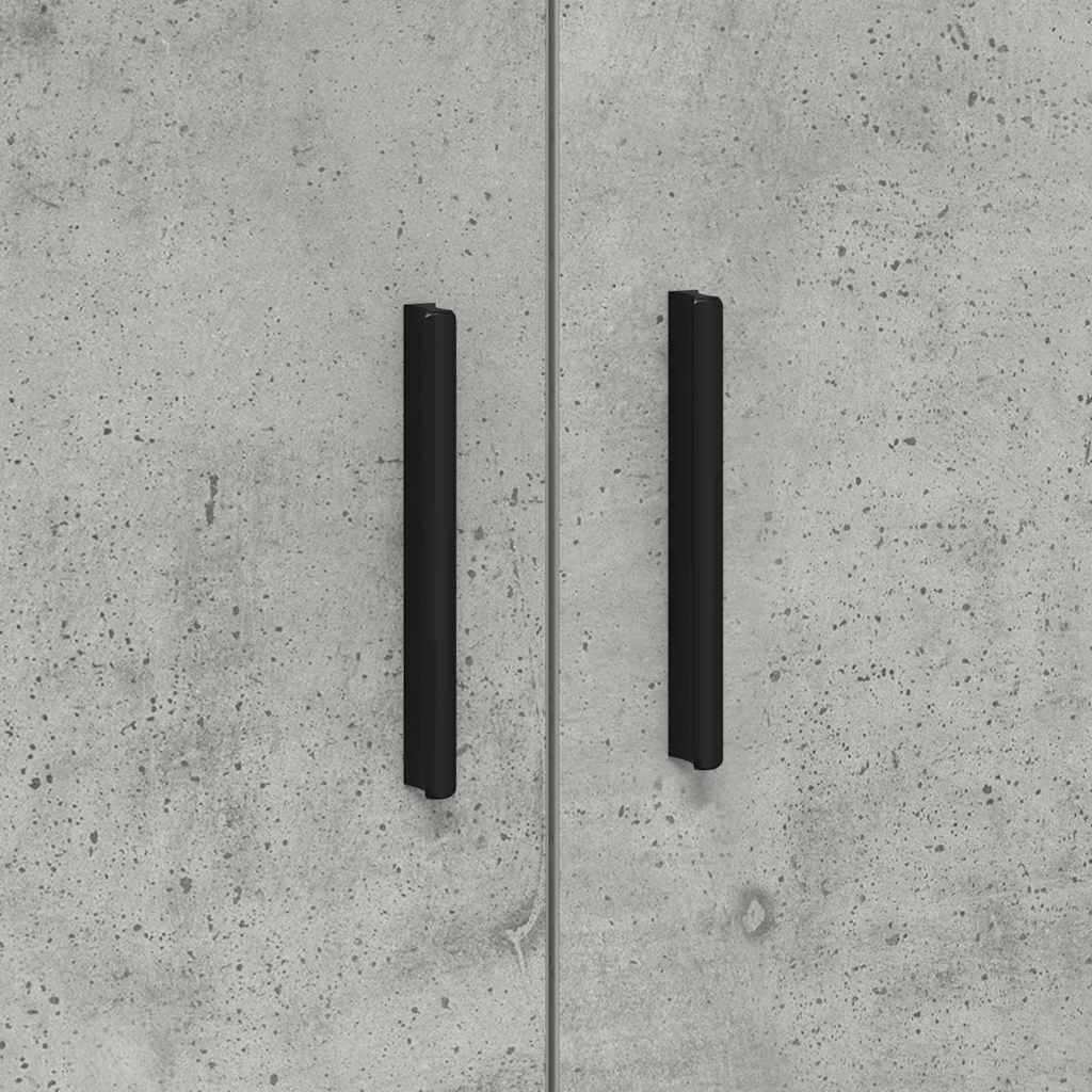 Úložná Skříňka 2 Ks Betonově Šedá 103 X 41 X 40 Cm