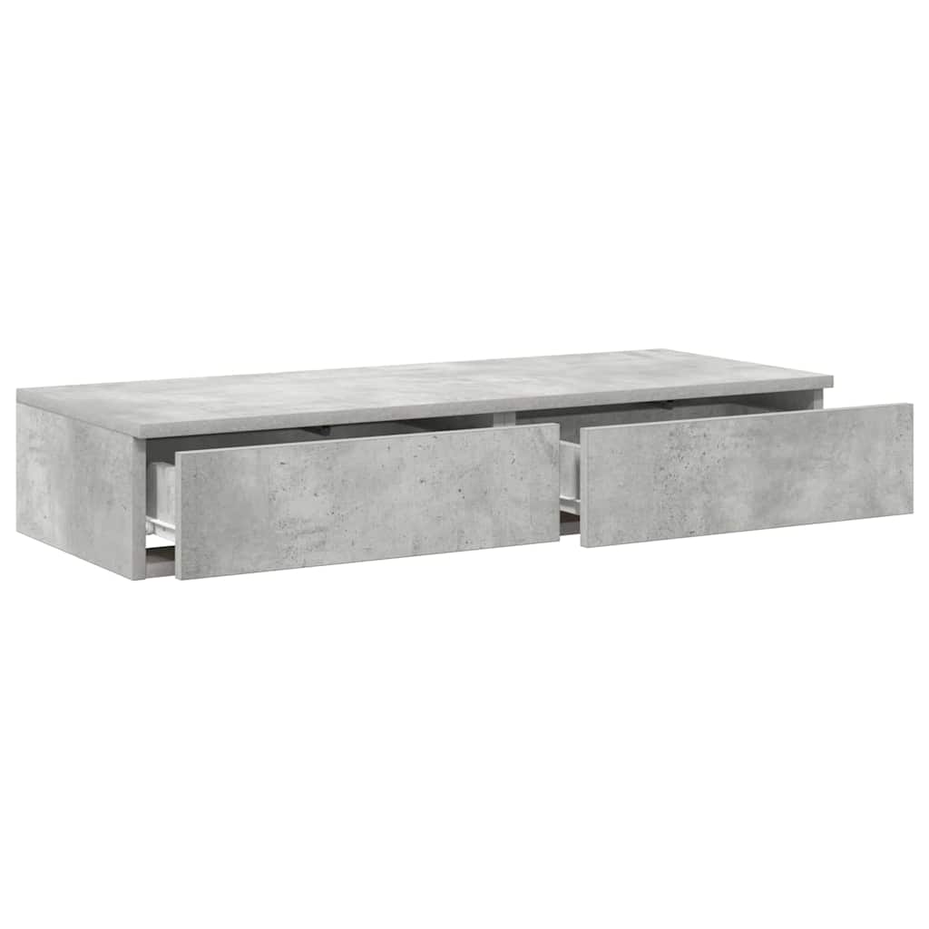 Zásuvky Pod Postel Betonově Šedá 100 X 36,5 X 16,5 Cm