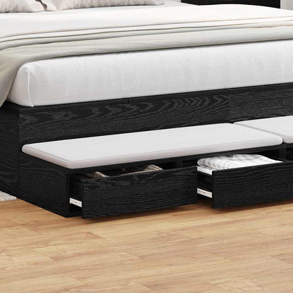 Zásuvky Pod Postel Černý Dub 200 X 36,5 X 16,5 Cm