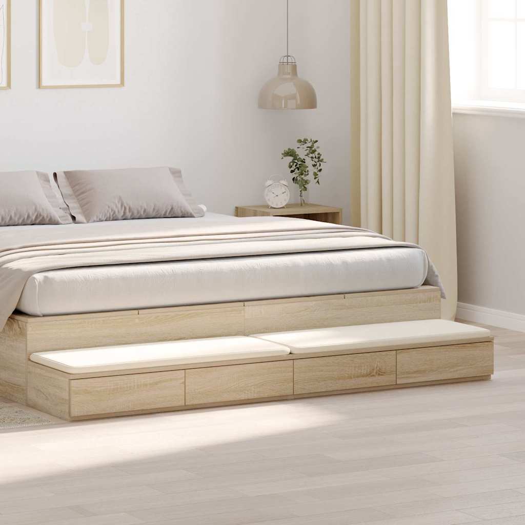 Zásuvky Pod Postel Sonoma Dub 200 X 36,5 X 16,5 Cm