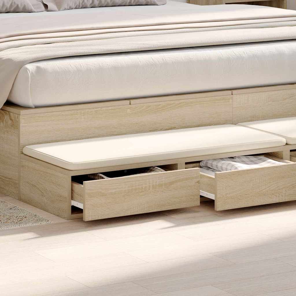 Zásuvky Pod Postel Sonoma Dub 200 X 36,5 X 16,5 Cm