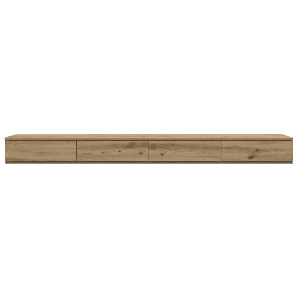 Zásuvky Pod Postel Artisanový Dub 200 X 36,5 X 16,5 Cm