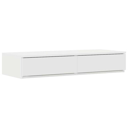 Zásuvky Pod Postel Bílá 80 X 36,5 X 16,5 Cm Kompozitní Dřevo