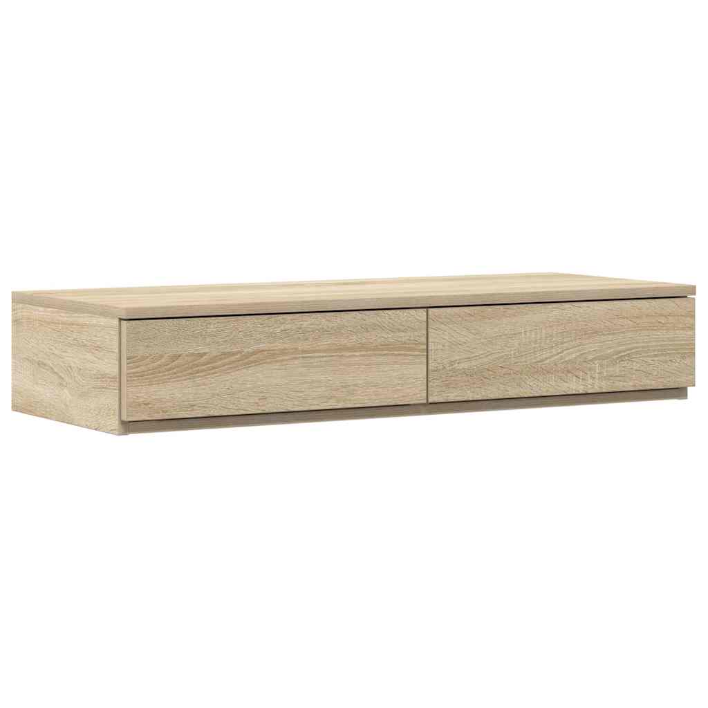 Zásuvky Pod Postel Se Zásuvkou Sonoma Dub 80 X 36,5 X 16,5 Cm