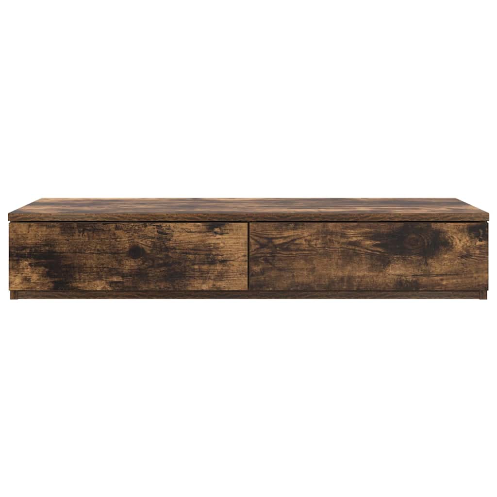 Zásuvky Pod Postel Se Zásuvkou Kouřový Dub 80 X 36,5 X 16,5 Cm