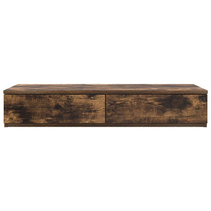 Zásuvky Pod Postel Se Zásuvkou Kouřový Dub 80 X 36,5 X 16,5 Cm