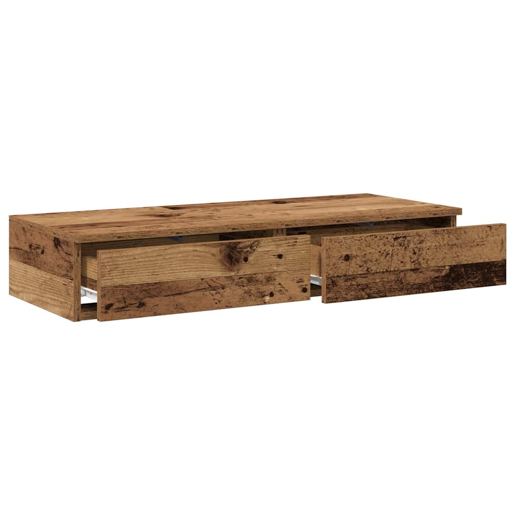 Zásuvky Pod Postel Staré Dřevo 80 X 36,5 X 16,5 Cm