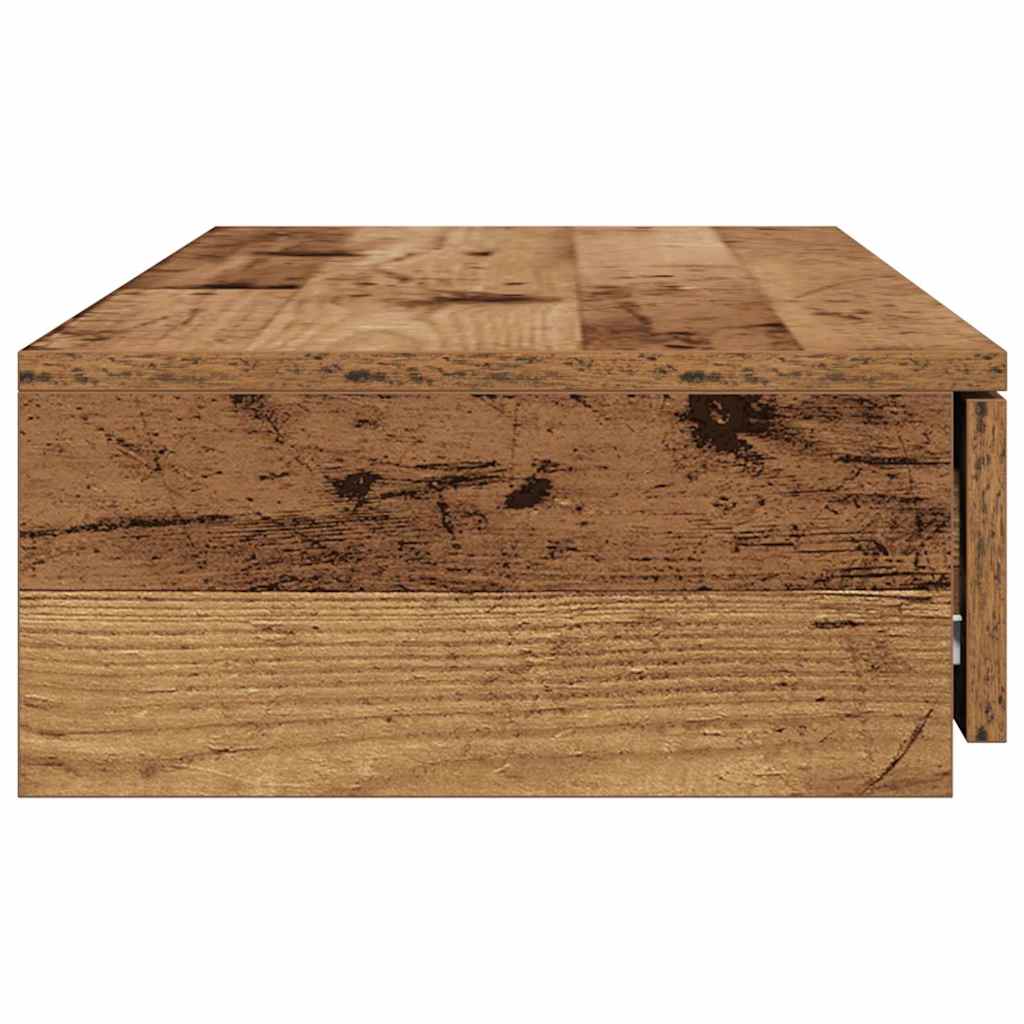 Zásuvky Pod Postel Se Zásuvkou Staré Dřevo 90 X 36,5 X 16,5 Cm