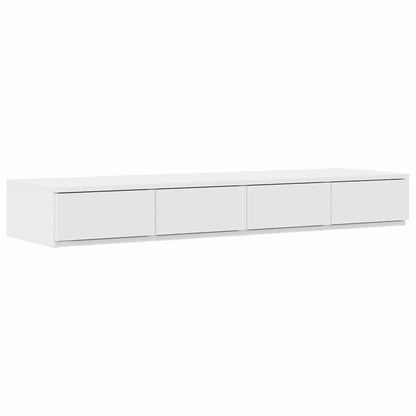 Zásuvky Pod Postel Bílá 120 X 36,5 X 16,5 Cm Kompozitní Dřevo