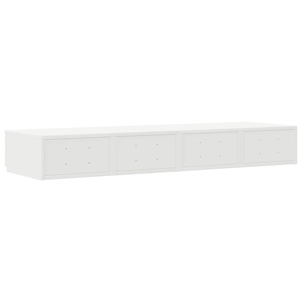 Zásuvky Pod Postel Bílá 120 X 36,5 X 16,5 Cm Kompozitní Dřevo