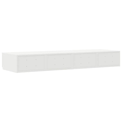 Zásuvky Pod Postel Bílá 120 X 36,5 X 16,5 Cm Kompozitní Dřevo