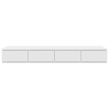 Zásuvky Pod Postel Bílá 120 X 36,5 X 16,5 Cm Kompozitní Dřevo