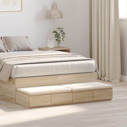 Zásuvky Pod Postel Sonoma Dub 120 X 36,5 X 16,5 Cm