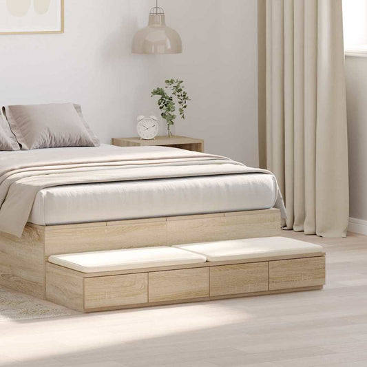Zásuvky Pod Postel Sonoma Dub 120 X 36,5 X 16,5 Cm